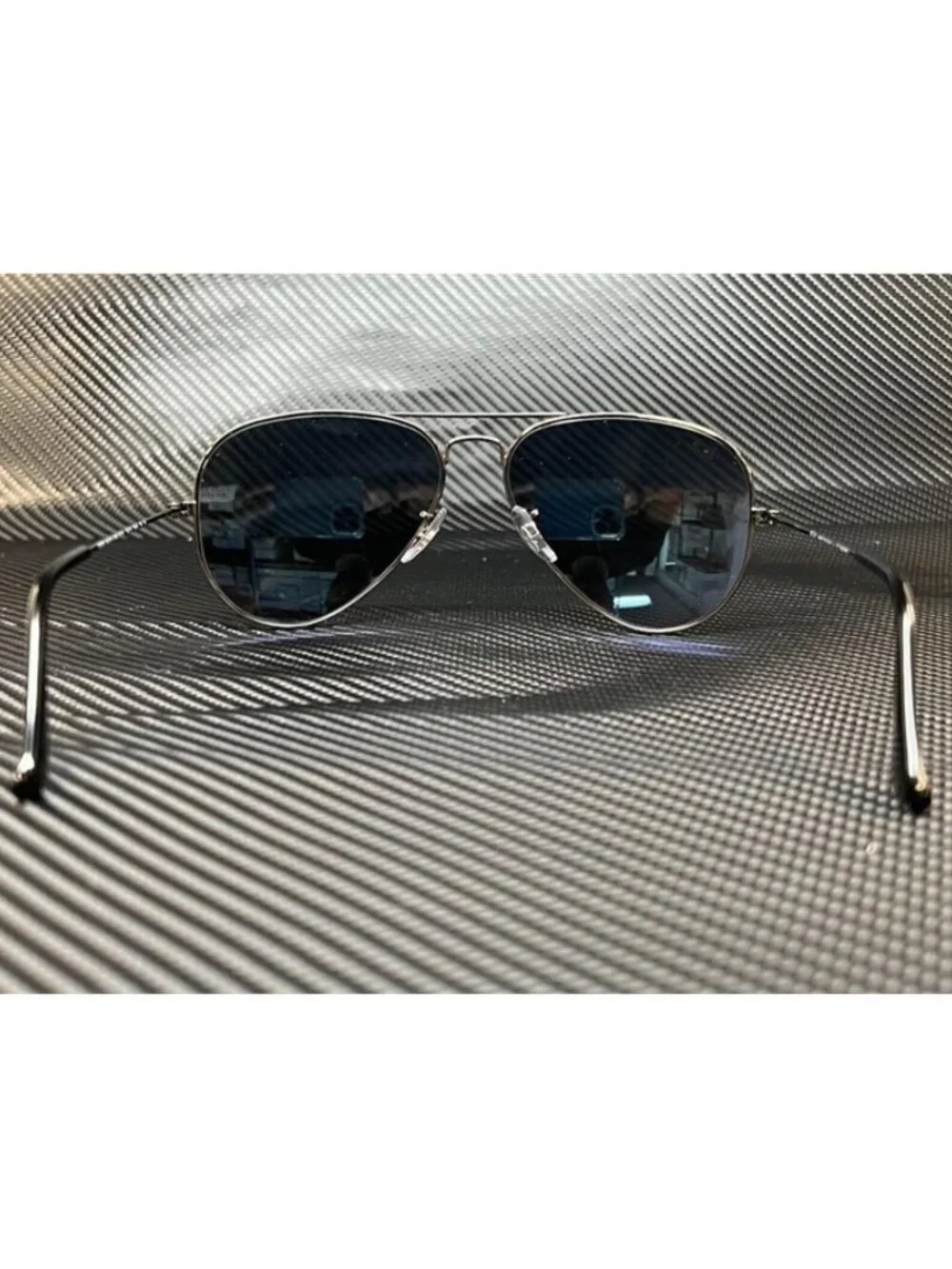 New Ray-Ban Men  Gunmetal Sunglasses  55- 14- 135